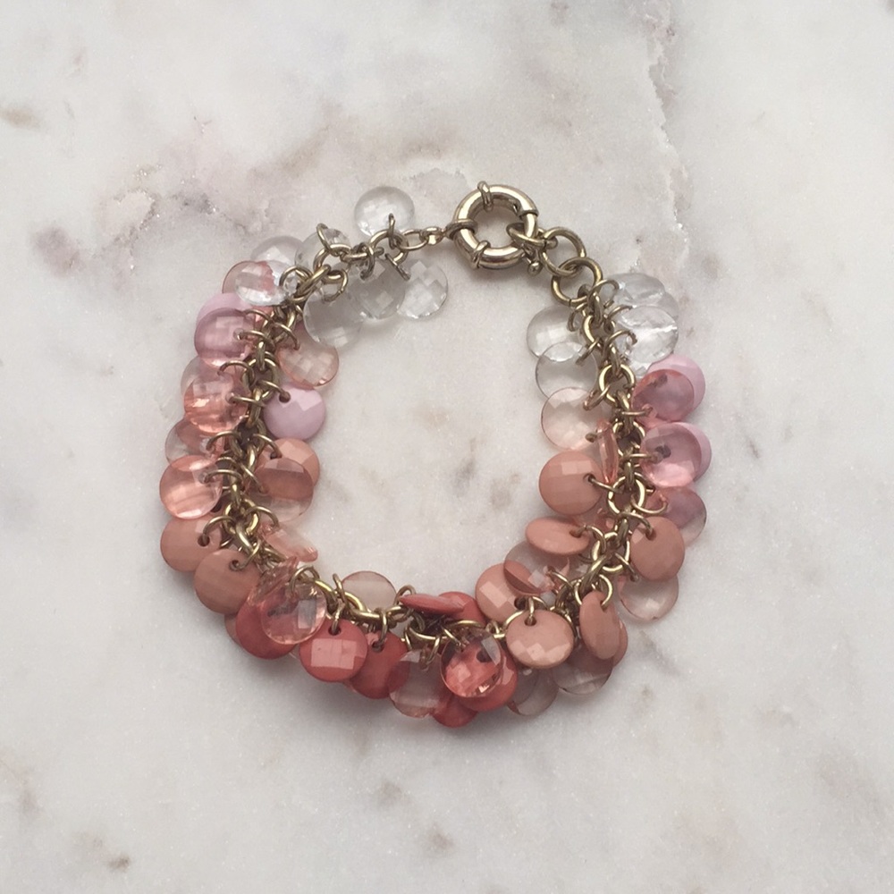 Pink ombré bracelet